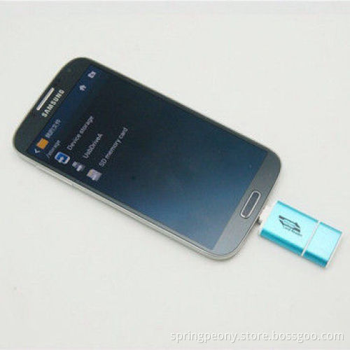 Promotional gift OTG card reader with USB2.0 high-speed read and write rate